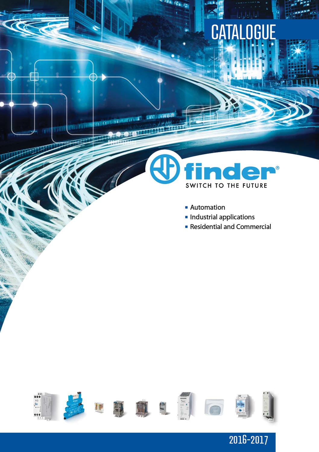 Finder Catalogue supplied by ElectroMechanica